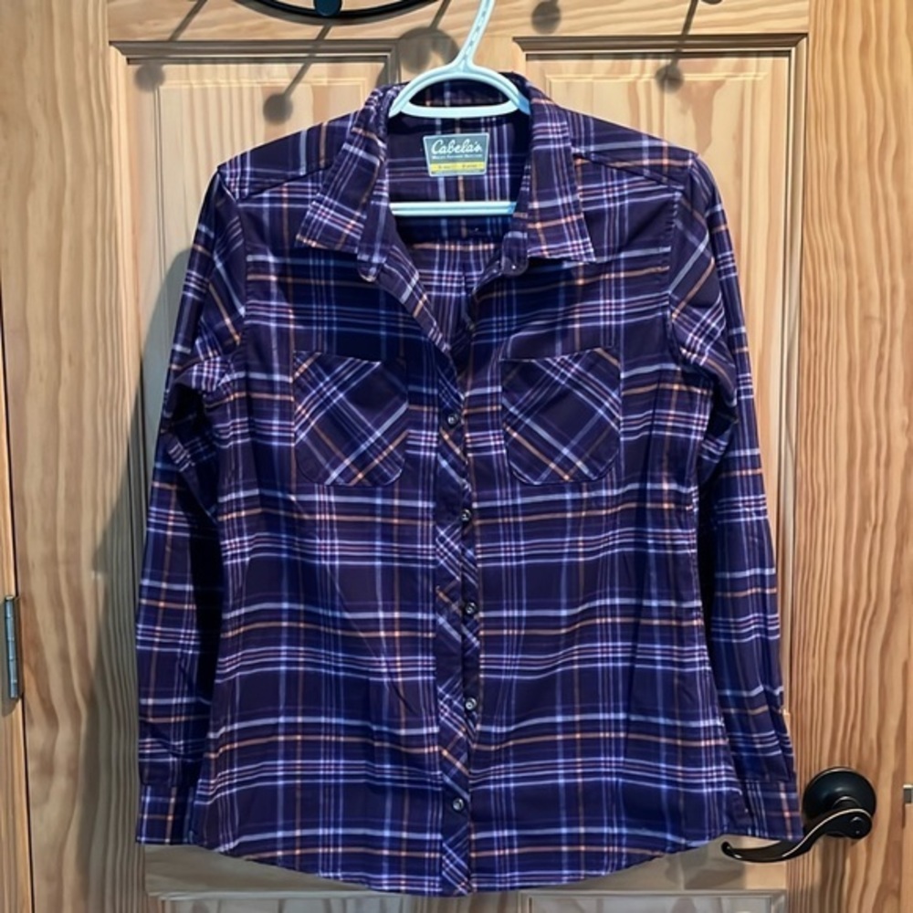Cabela's Plaid Flannel Shirt S